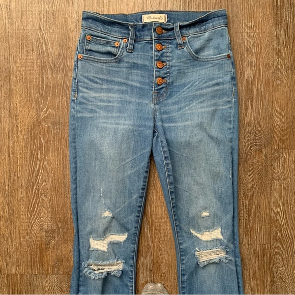Madewell Cali Demi Boot Jeans Size 24 - Picture 3 of 11